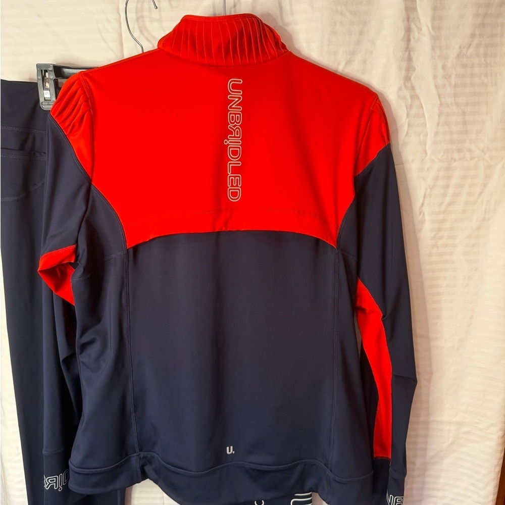 EXCEPTIONAL Red and Black XXL Track Jacket and Pants Set - Picture 2 of 12